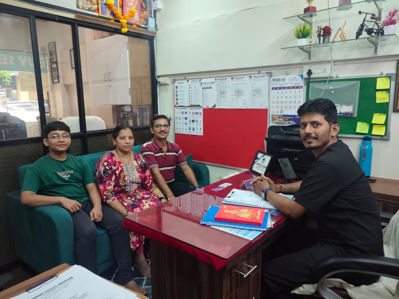Counselling session at Student Career Solution — 2